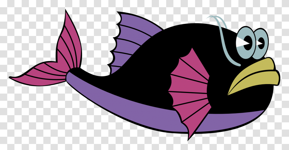 Beach Clipart Fish Fish, Label, Purple, Outdoors Transparent Png