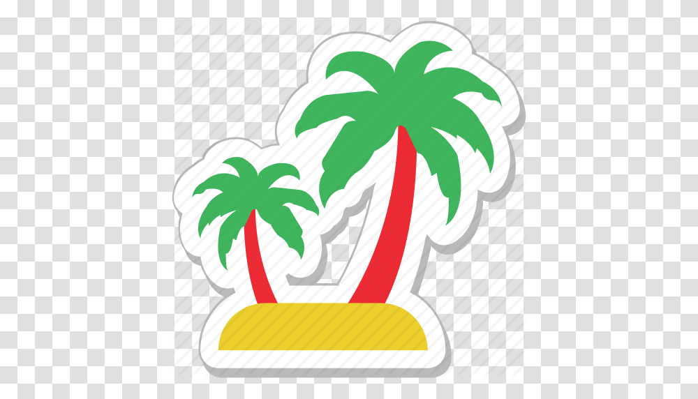 Beach Coconut Tree Forest Palm Palm Tree Icon, Gift, Rattle Transparent Png