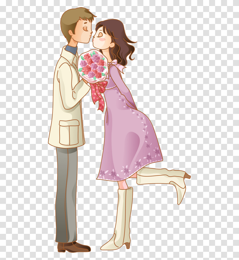 Beach Couple Clipart Bigamy Meaning In Tagalog, Figurine, Robe, Fashion Transparent Png
