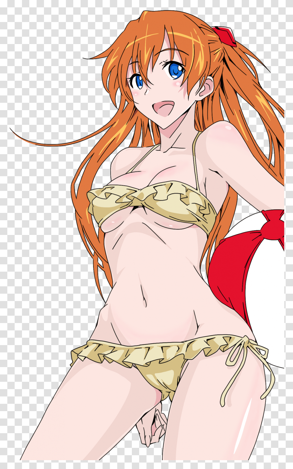 Beach Day Asuka Cartoon, Clothing, Comics, Book, Manga Transparent Png