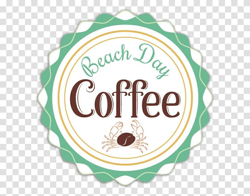 Beach Day Coffee Logo Coffee Logo Hd, Label, Badge Transparent Png
