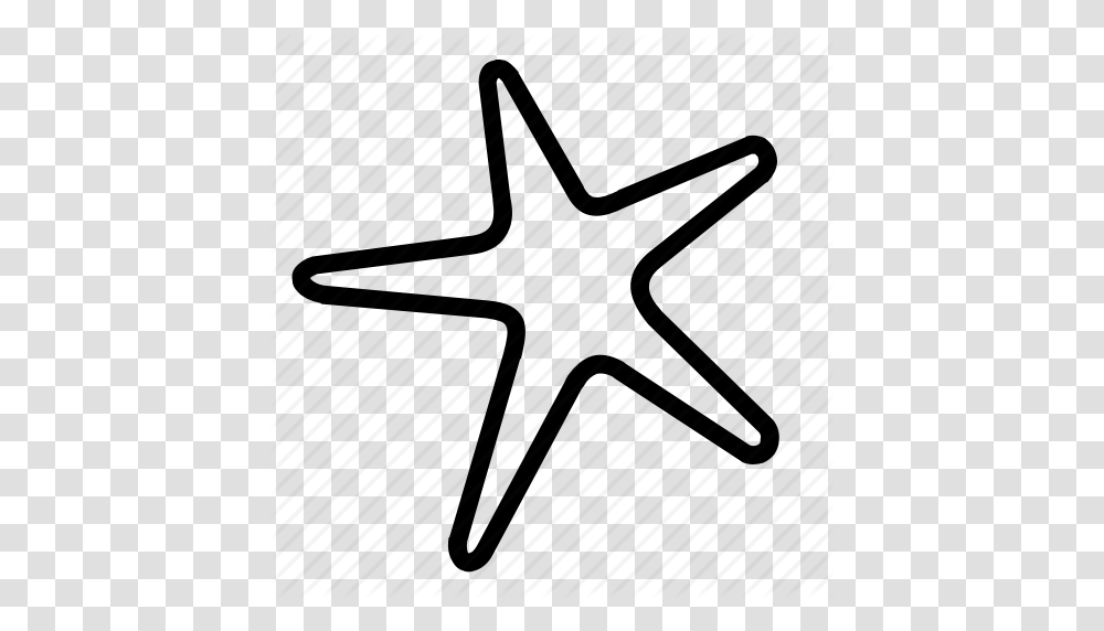 Beach Fish Sea Star Starfish Icon, Piano, Musical Instrument, Star Symbol Transparent Png