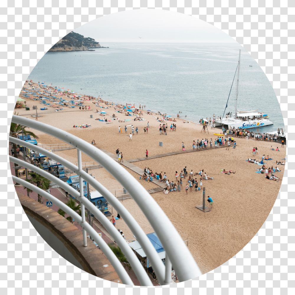 Beach, Handrail, Water, Railing, Waterfront Transparent Png