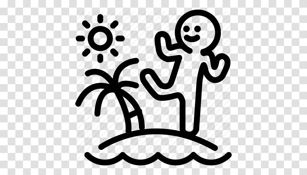 Beach Holiday Human Nice Day Resource Travel Vacation Icon, Chair, Furniture, Piano, Leisure Activities Transparent Png