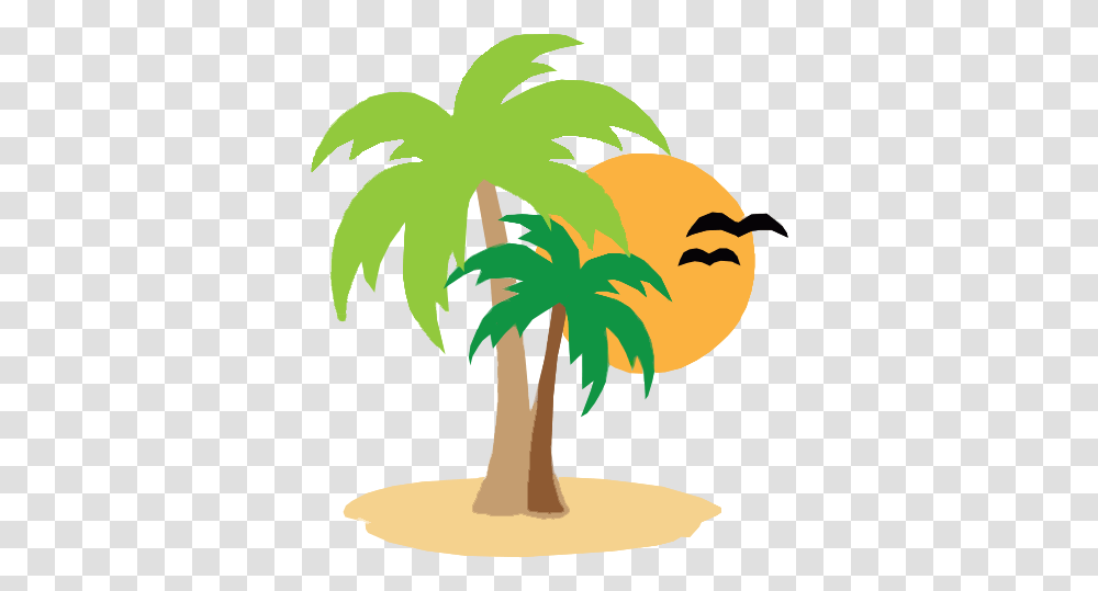 Beach Icon Image Clip Art Palm Tree, Plant, Light, Flower, Vegetation Transparent Png