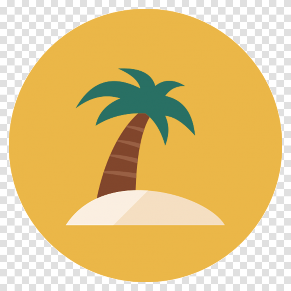 Beach Icons Beach Icon, Plant, Palm Tree, Arecaceae, Fruit Transparent Png