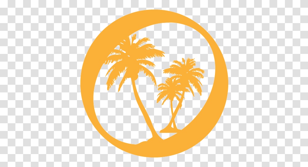 Beach Logo Picture Palm Tree Vector, Symbol, Plant, Emblem Transparent Png