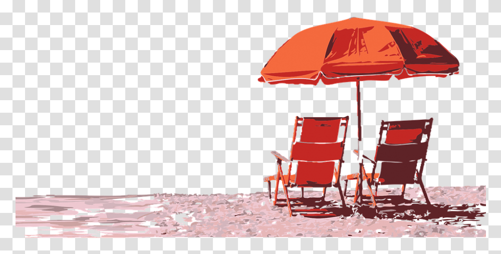 Beach Parasol Holiday Sea Beach Chairs Ombrellone Spiaggia, Furniture, Canopy, Patio Umbrella, Garden Umbrella Transparent Png