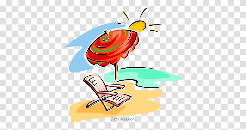 Beach Scene Royalty Free Vector Clip Art Illustration, Animal, Bird, Flamingo Transparent Png