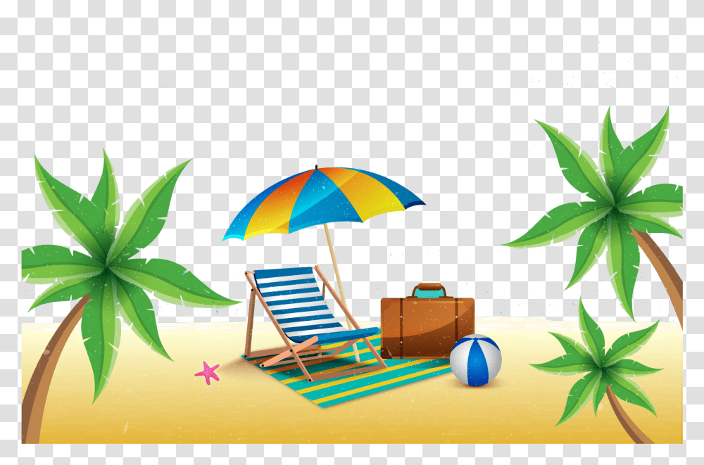 Beach Summer Image Download Chiuso Per Ferie Clipart, Plant, Outdoors, Nature, Canopy Transparent Png