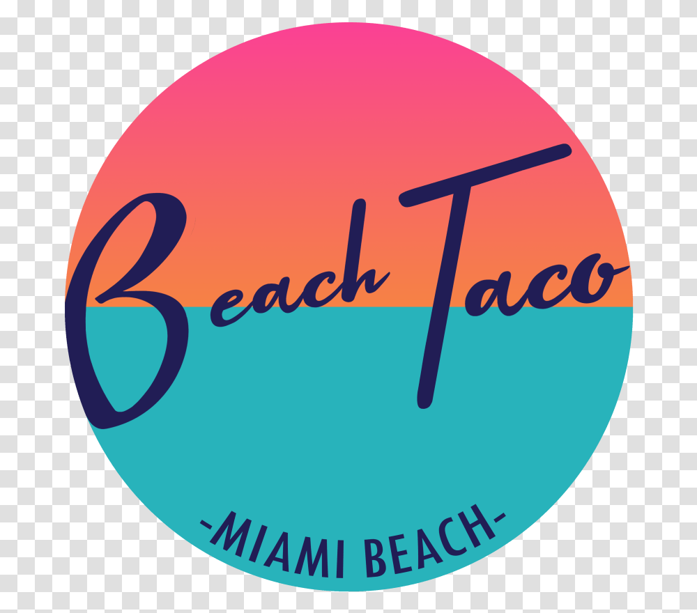 Beach Taco Miami Logo Logos De Miami Beach, Label, Text, Word, Symbol Transparent Png