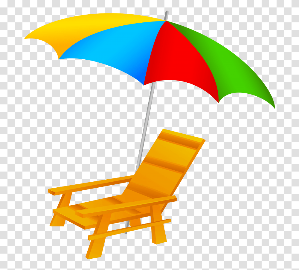 Beach Umbrella And Chair, Canopy Transparent Png