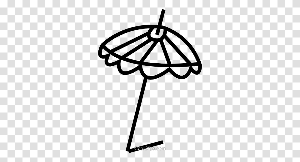Beach Umbrella Royalty Free Vector Clip Art Illustration, Pin, Meal, Food, Wand Transparent Png