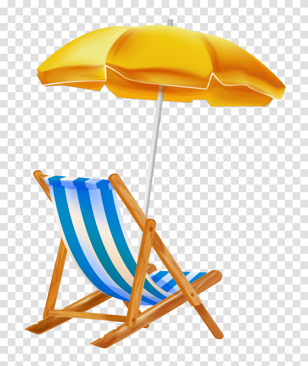 Beach Umbrella With Chair Transparent Png