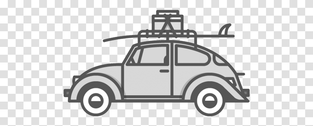 Beach Vintage Car Background Search Smart Object Clipart, Vehicle, Transportation, Roof Rack, Van Transparent Png