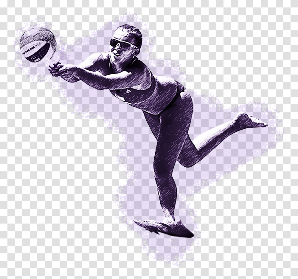 Beach Volley Ball Gambar Voly Ball, Person, Human, Advertisement, Poster Transparent Png