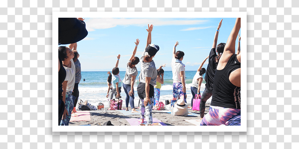 Beach Yoga Report Vacation, Person, People, Family, Tourist Transparent Png
