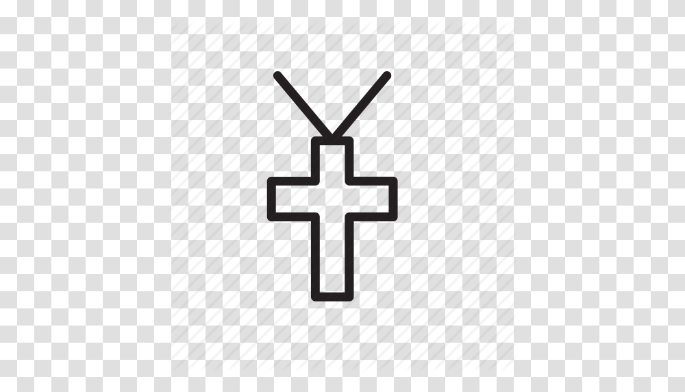 Beads Catholic Christian Cross Necklace Religion Rosary Icon, Crucifix, Rug Transparent Png