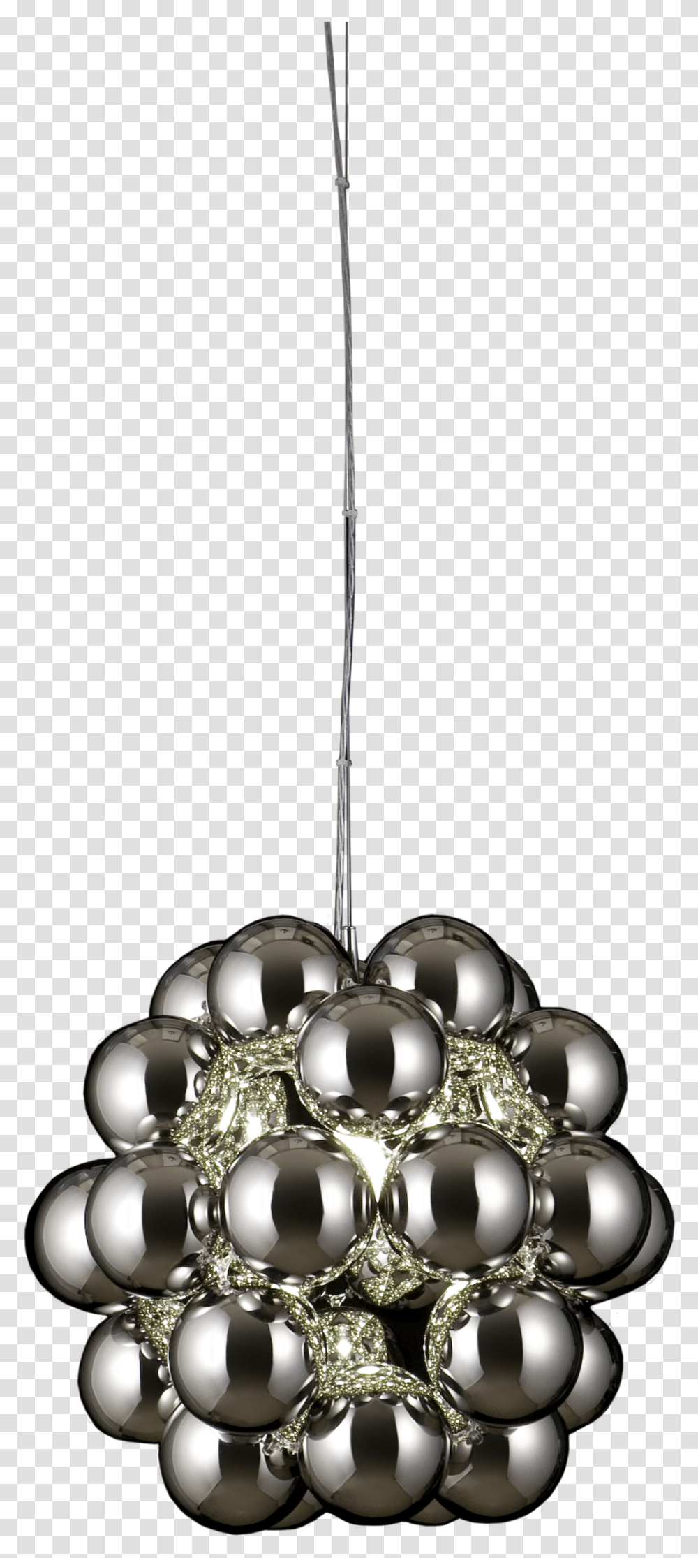 Beads Penta Chrome Cutout Light Fixture, Lamp, Chandelier, Ceiling Light Transparent Png