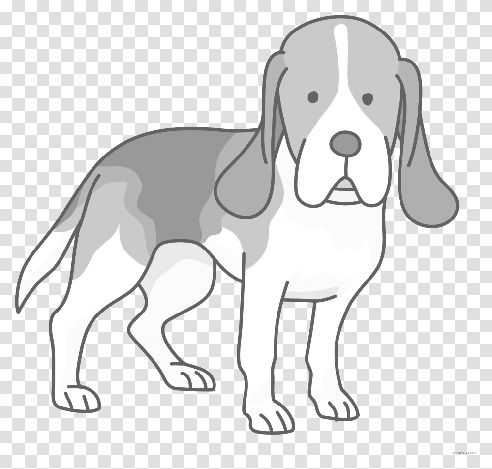 Beagle Dog Animal Free Black White Clipart Images Clipartblack Beagle Clipart, Hound, Pet, Canine, Mammal Transparent Png