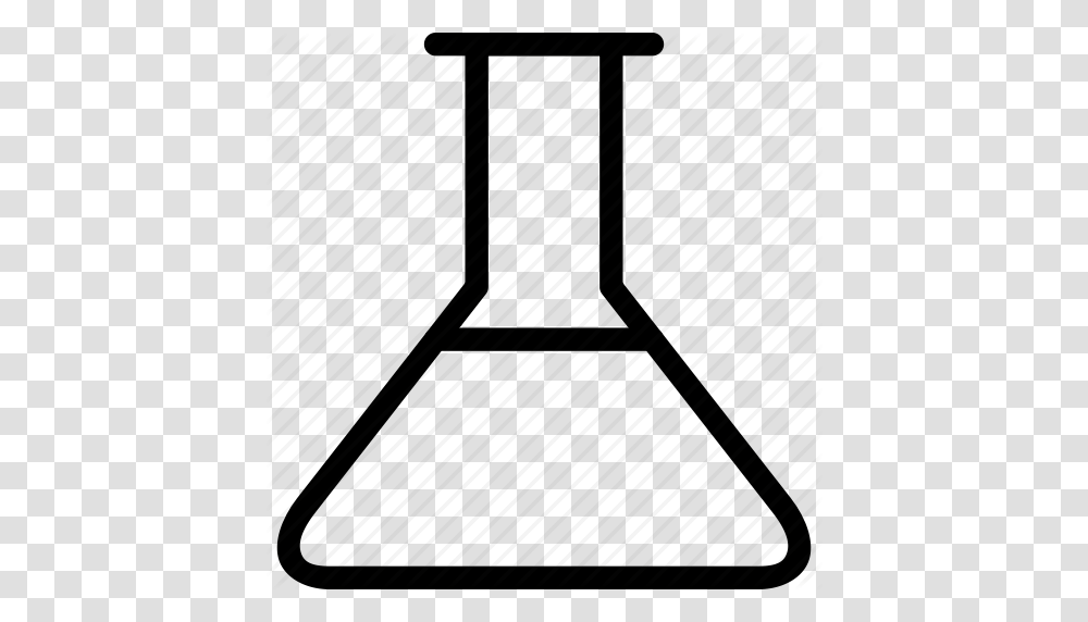 Beaker Chemical Chemistry Conical Flask Erlenmeyer Flask, Bottle, Silhouette, Plot, Ink Bottle Transparent Png