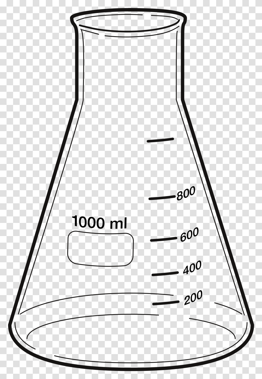 Beaker Drawing 500 Ml Erlenmeyer Flask, Phone, Electronics, Mobile Phone, Cell Phone Transparent Png