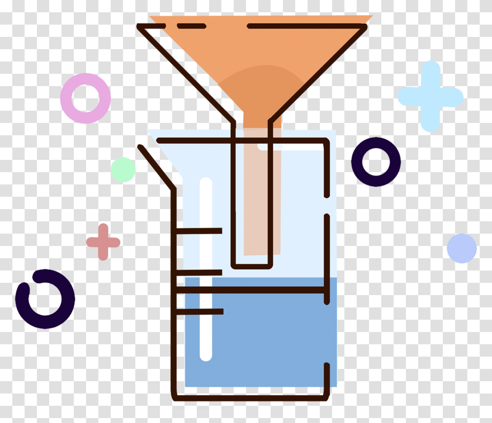 Beaker With Water Clipart, Plot, Number Transparent Png