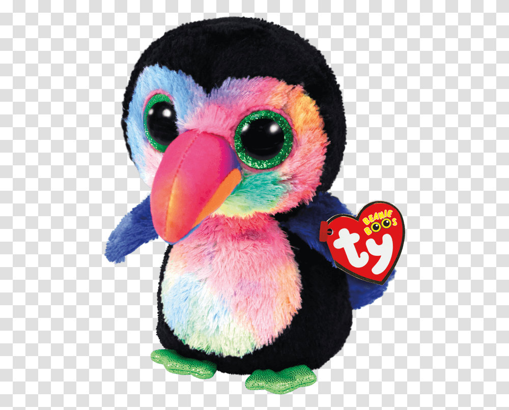 Beaks Toucan Bird Medium Ty Beanie Boo, Toy, Animal, Flamingo, Portrait Transparent Png
