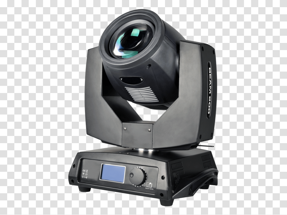 Beam 200 Image Moving Head Beam, Projector, Camera, Electronics, Robot Transparent Png