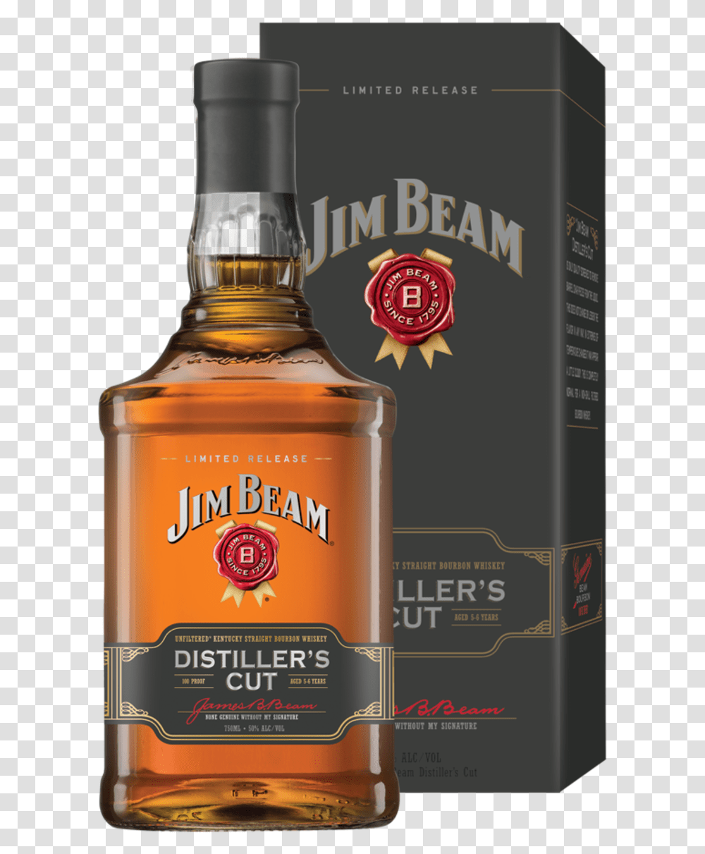 Beam Jim Beam Distillers Cut, Liquor, Alcohol, Beverage, Drink Transparent Png