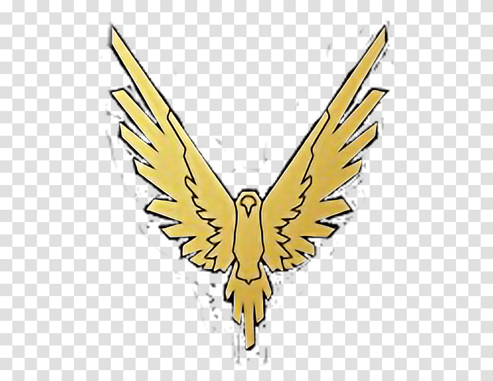 Beamaverick Loganpaul Logang Maverick Gold, Emblem, Bird, Animal Transparent Png