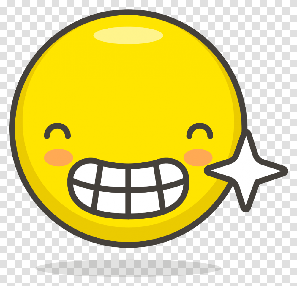 Beaming Face With Smiling Eyes Beaming Face With Smiling Eyes, Ball, Sport, Sports Transparent Png