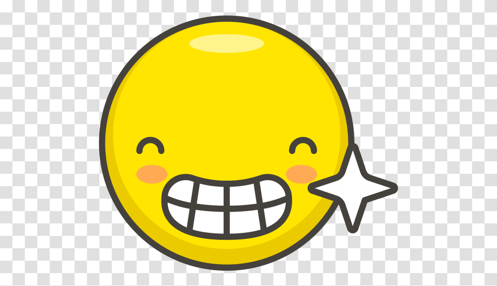 Beaming Face With Smiling Eyes Emoji Calaverita De One Piece, Label, Ball Transparent Png