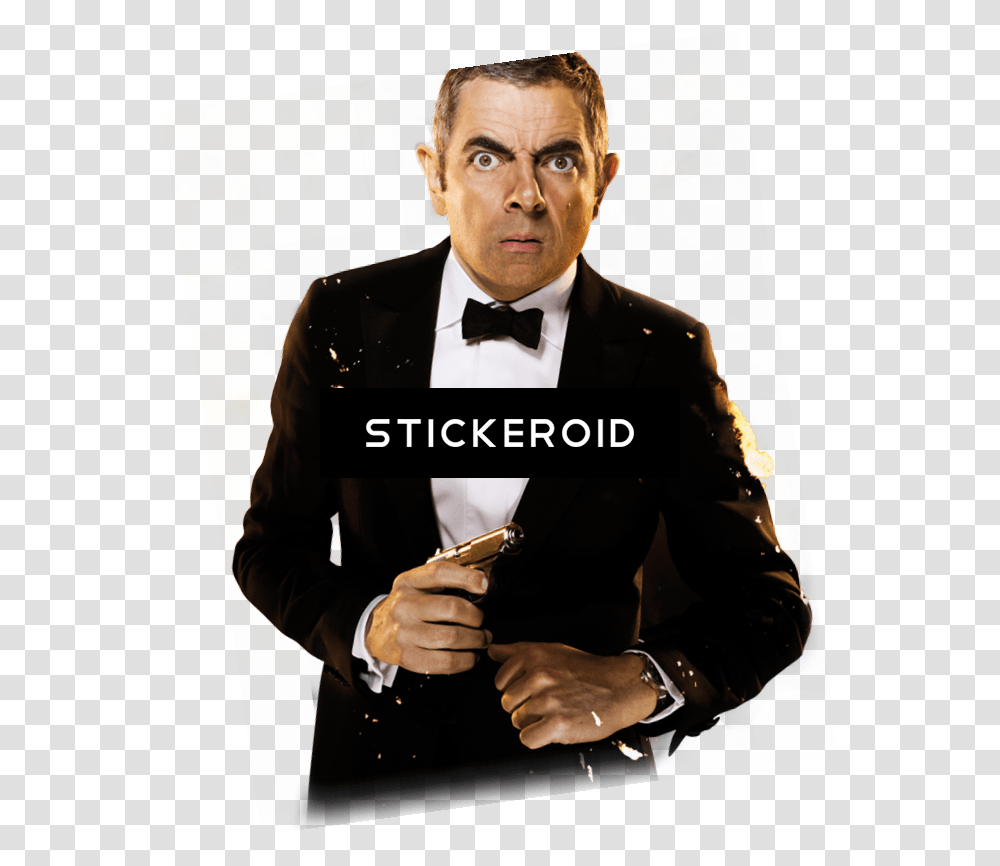 Bean Actors Heroes Johnny English, Tie, Person, Advertisement Transparent Png