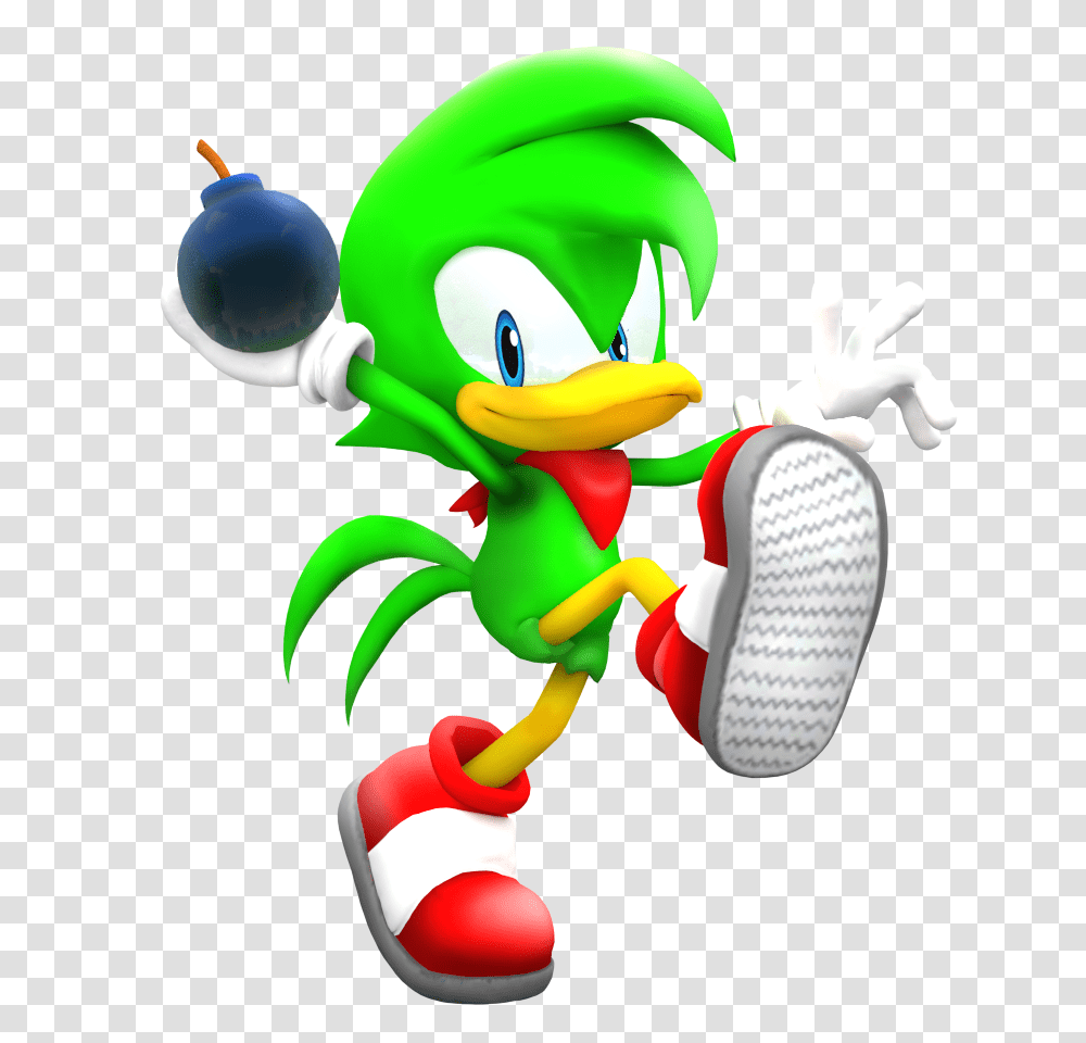 Bean The Dynamite In Sonic World, Toy, Angry Birds Transparent Png
