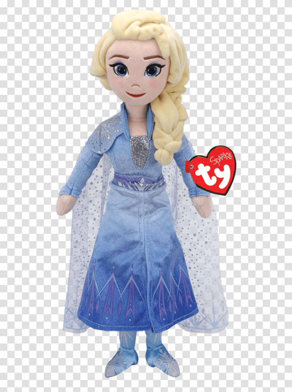 Beanie Babies Medium Frozen 2 Elsa PrincessTitle, Doll, Toy, Apparel Transparent Png