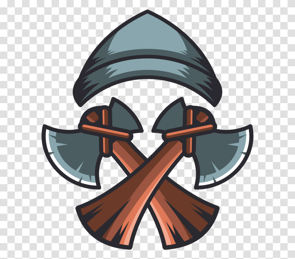 Beanie Hat And Ax Woodman 1868731 Vector Art Weapons, Axe, Tool, Helmet, Clothing Transparent Png