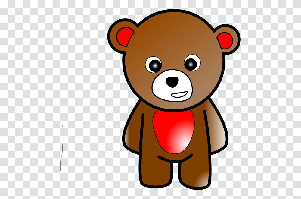 Bear 2 Clip Art Cartoon Bear Standing Up, Toy, Plush, Teddy Bear, Animal Transparent Png