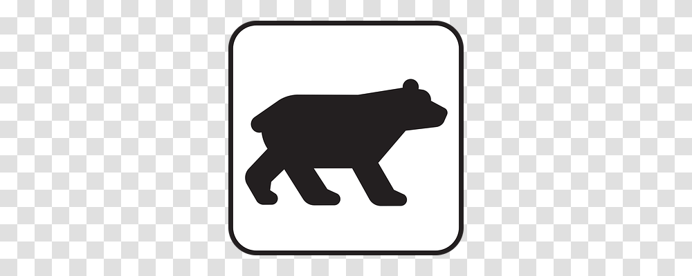 Bear Silhouette, Animal, Logo Transparent Png