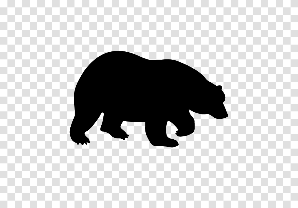 Bear Animal Silhouette Free Illustrations, Gray, World Of Warcraft Transparent Png