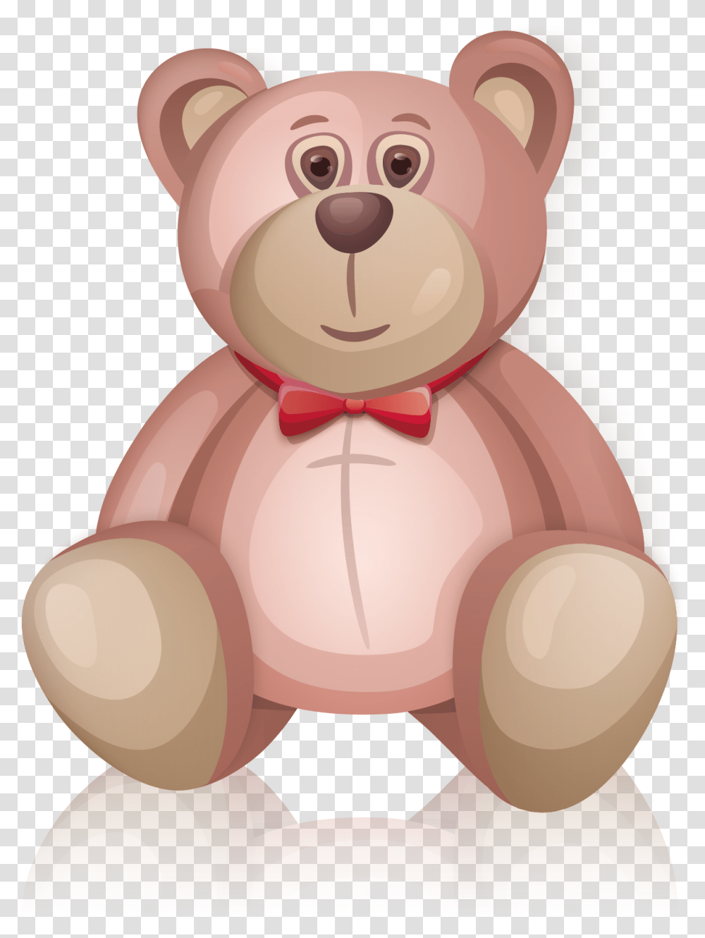 Bear Birthday Illustration Vector Cute Little Bear Pink Aesthetic Bear, Toy, Teddy Bear, Snowman, Winter Transparent Png