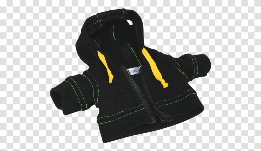 Bear Black Hoodie Pocket, Apparel, Sweatshirt, Sweater Transparent Png