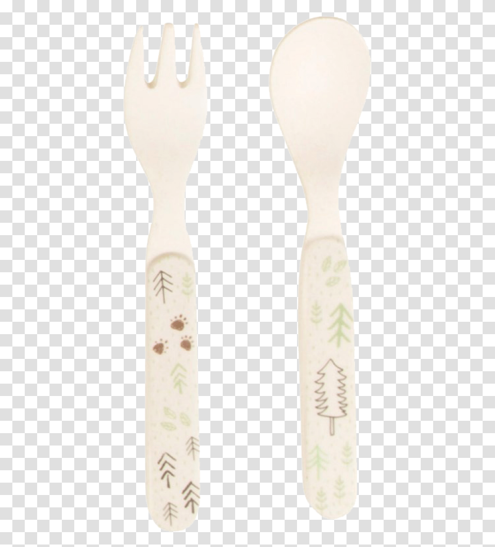 Bear Camp Children's Fork Amp Spoon Set Wooden Spoon, Cutlery, Tool, Brush, Toothbrush Transparent Png