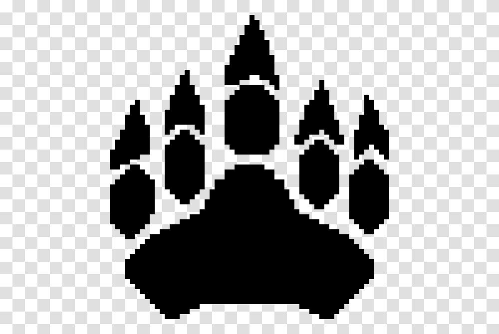 Bear Claw Bear Paw Pixel Art, Gray, World Of Warcraft Transparent Png
