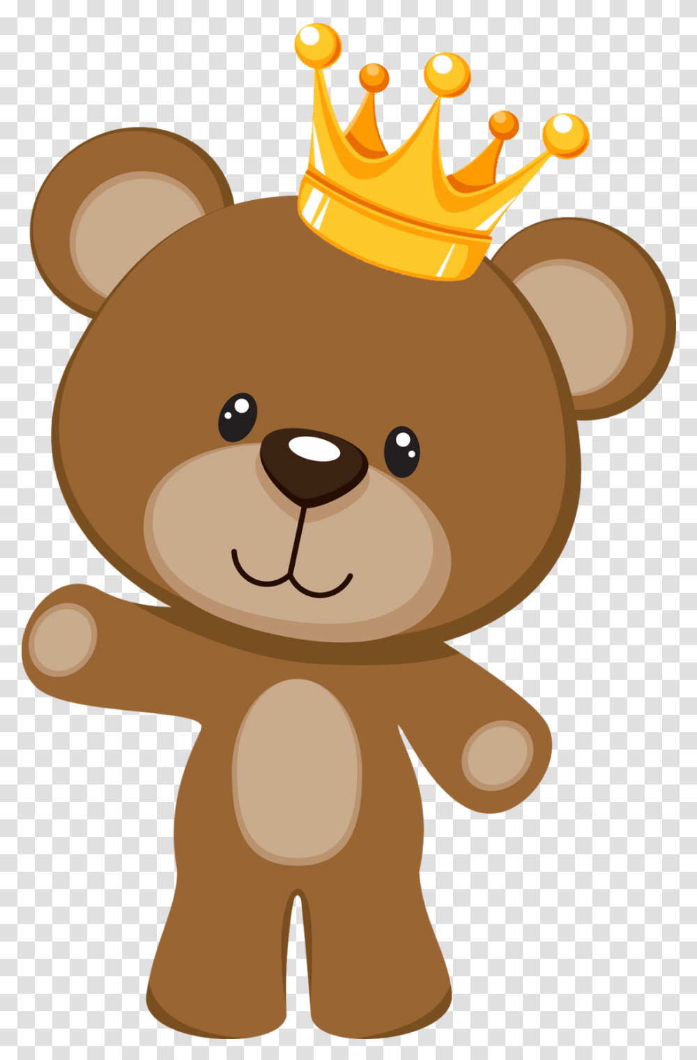 Bear Clip Art Teddy Bear With Crown, Toy, Plush, Birthday Cake, Dessert Transparent Png
