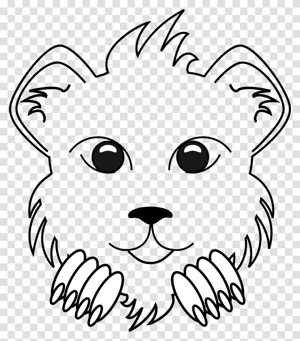 Bear Clip Art Whiskers Vector Graphics Silhouette Bear Outline Vector, Stencil, Face, Hand, Photography Transparent Png