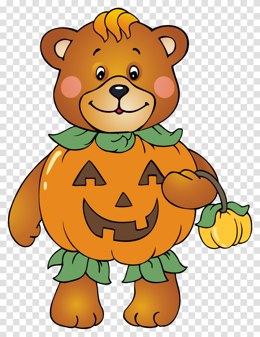 Bear Clipart Autumn, Toy, Halloween, Plush, Teddy Bear Transparent Png