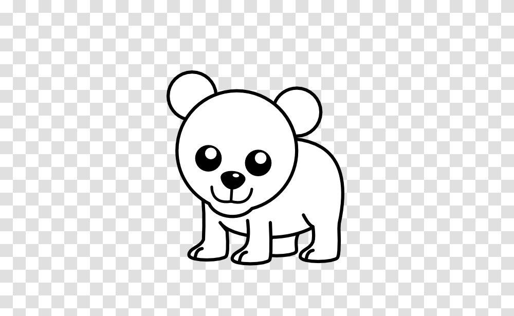 Bear Clipart Black And White, Label, Stencil, Logo Transparent Png