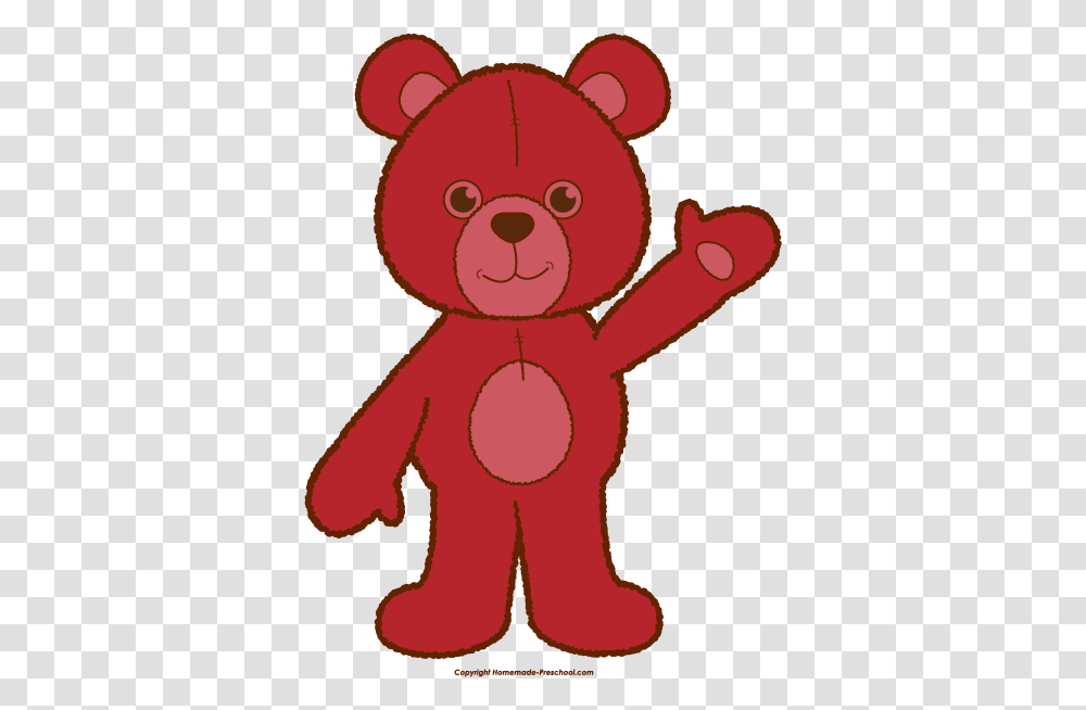 Bear Clipart Red, Toy, Plush, Teddy Bear Transparent Png
