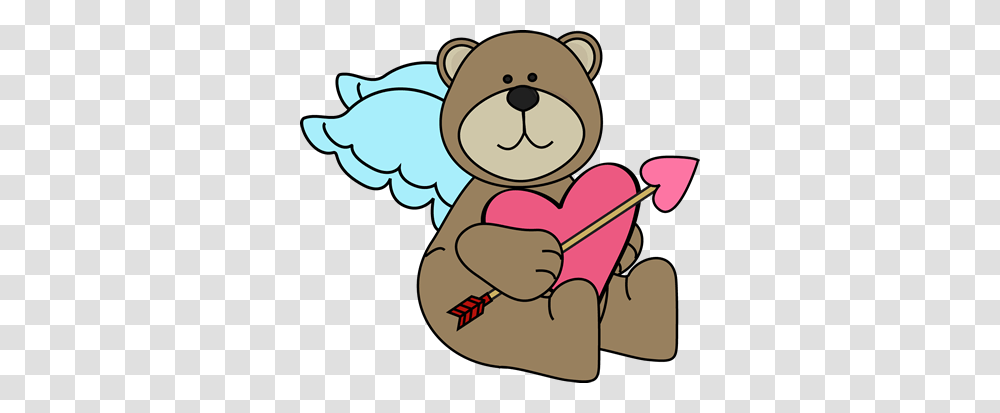 Bear Cupid Clip Art Transparent Png